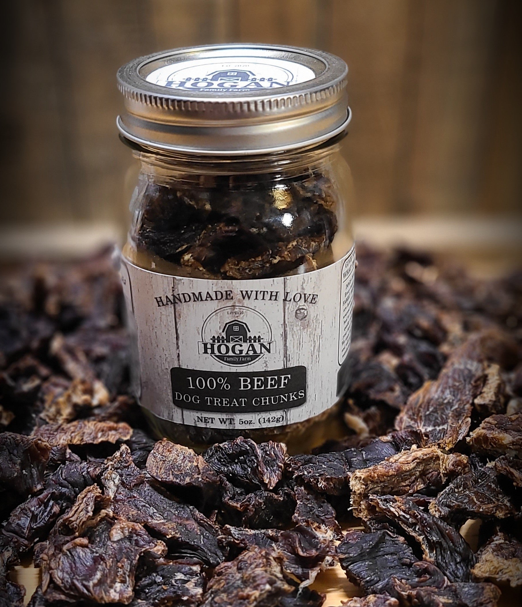 100% Beef Chunks – Hogan Family Farm